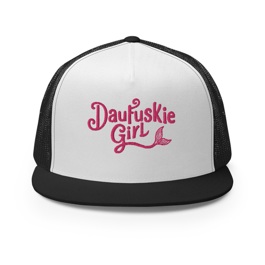 Daufuskie Girl Flat Bill Trucker Cap
