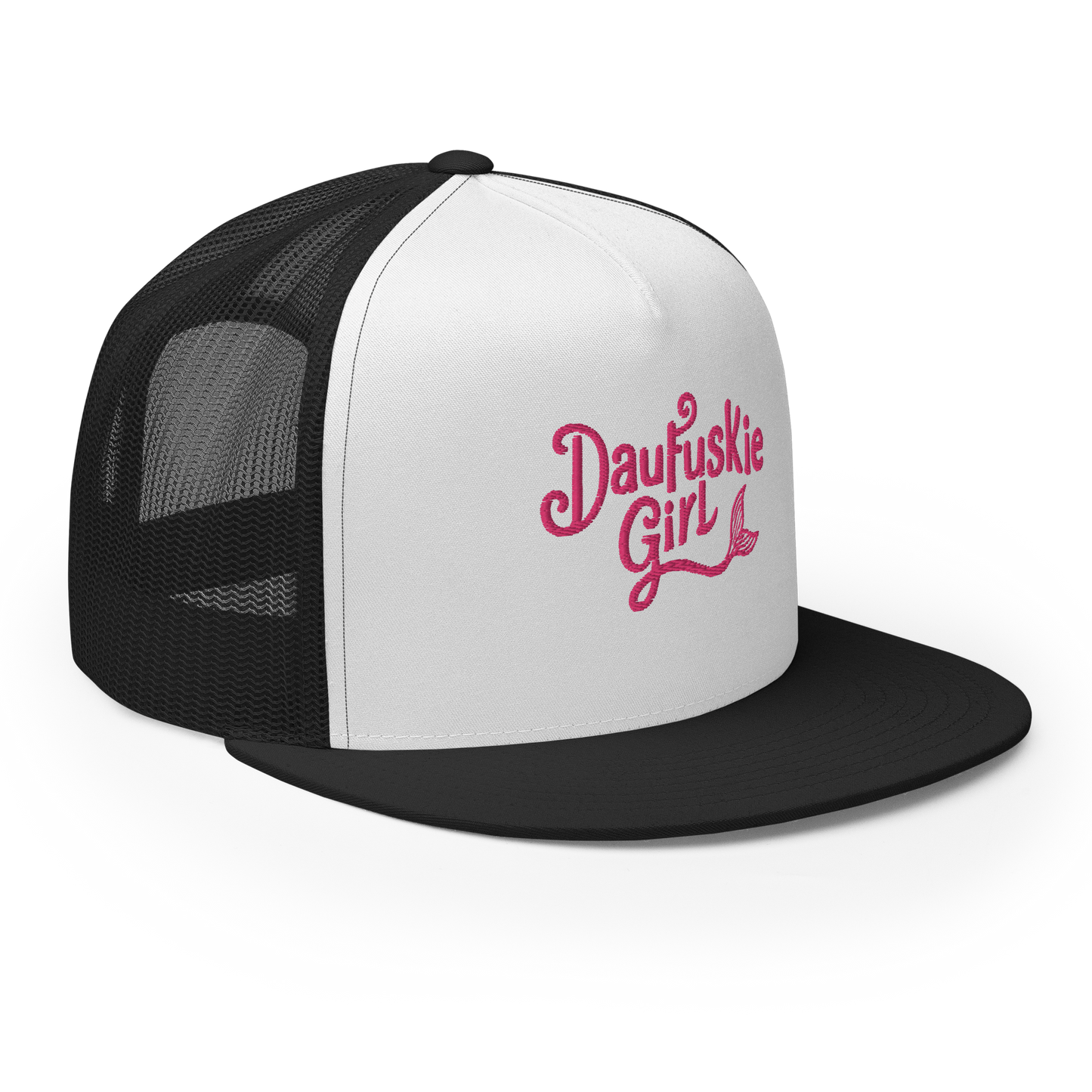 Daufuskie Girl Flat Bill Trucker Cap