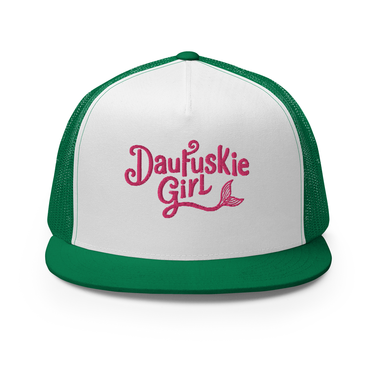 Daufuskie Girl Flat Bill Trucker Cap