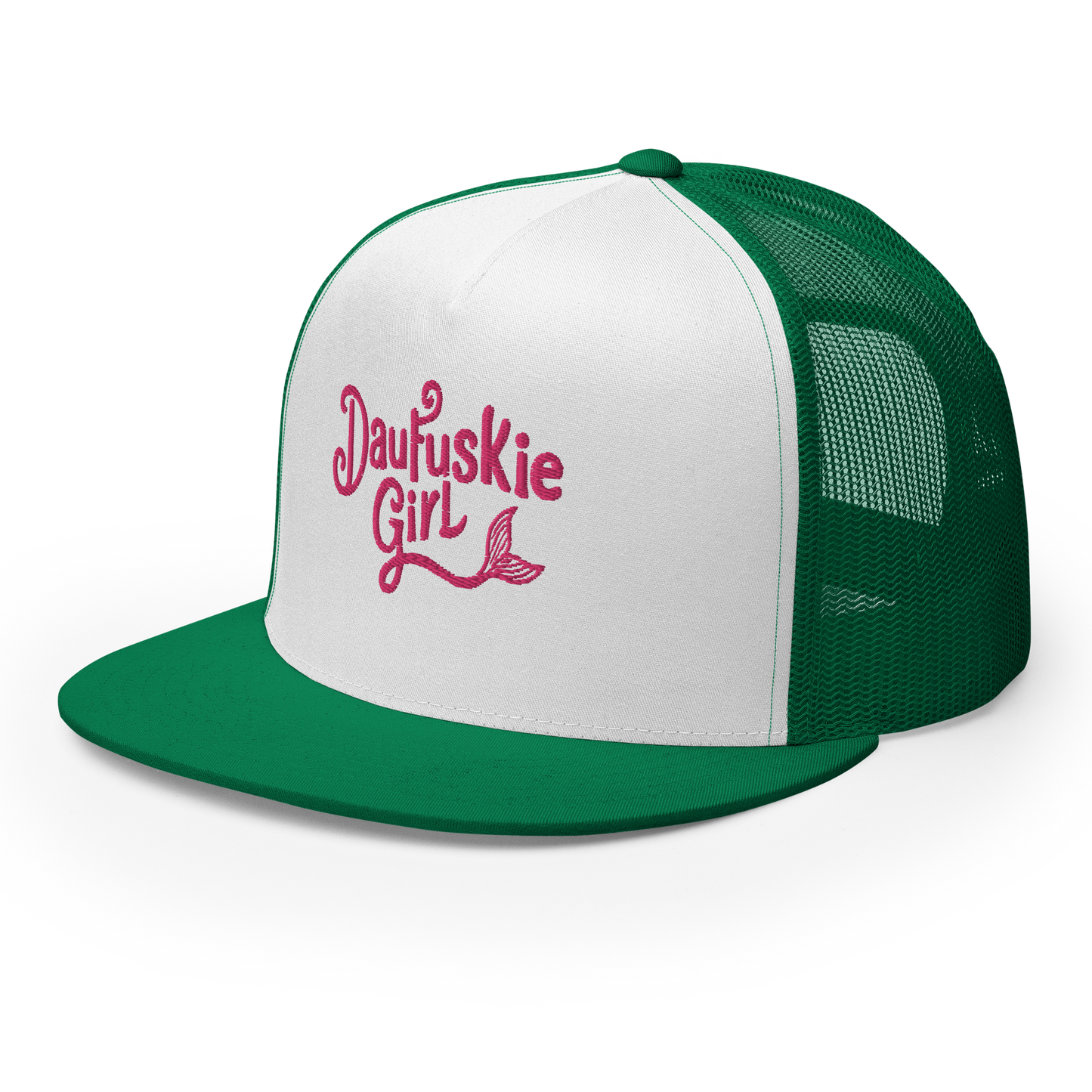 Daufuskie Girl Flat Bill Trucker Cap