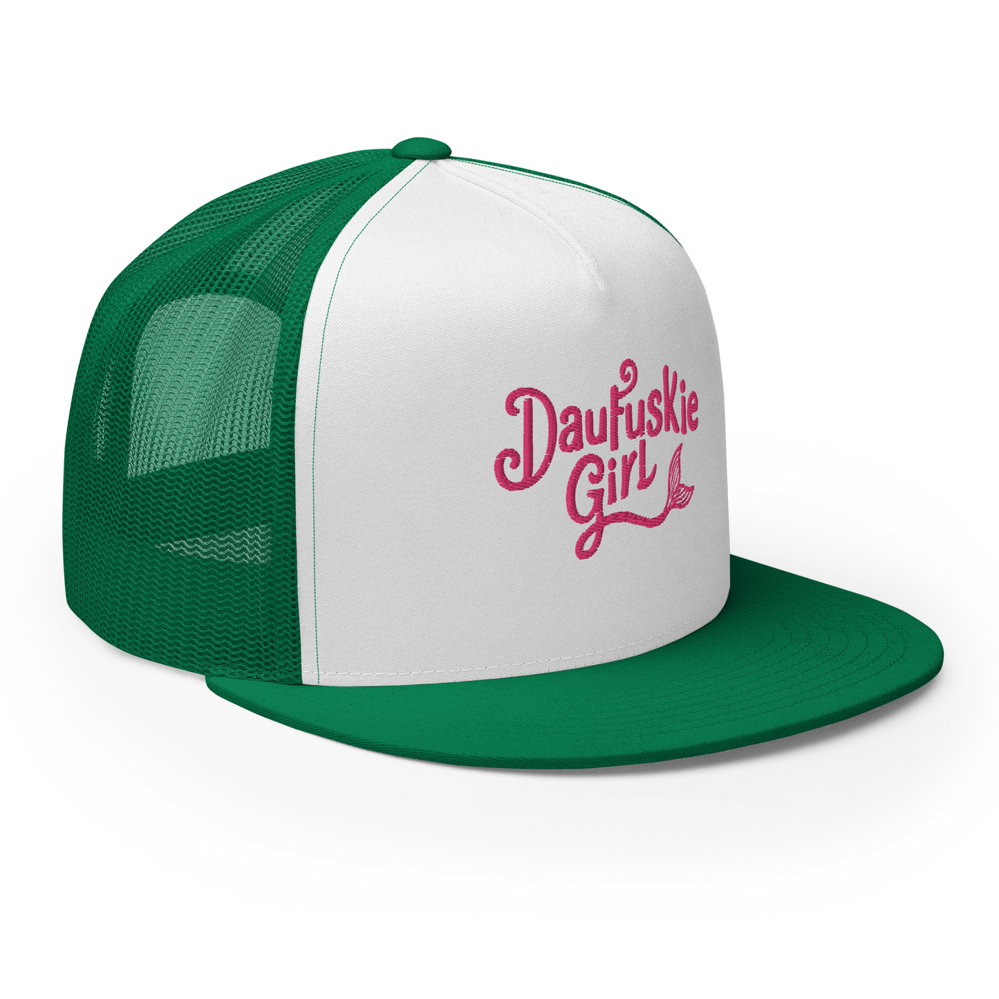 Daufuskie Girl Flat Bill Trucker Cap