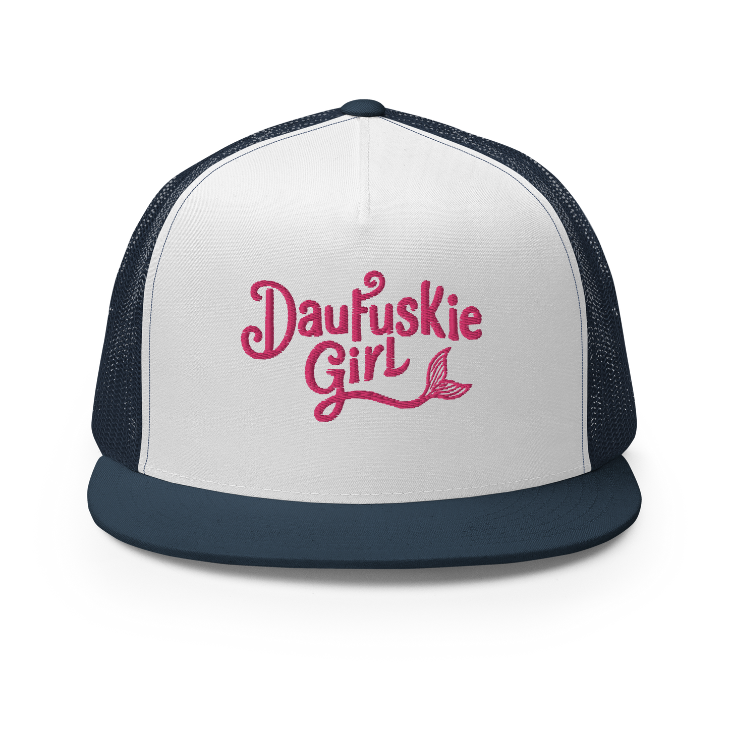 Daufuskie Girl Flat Bill Trucker Cap