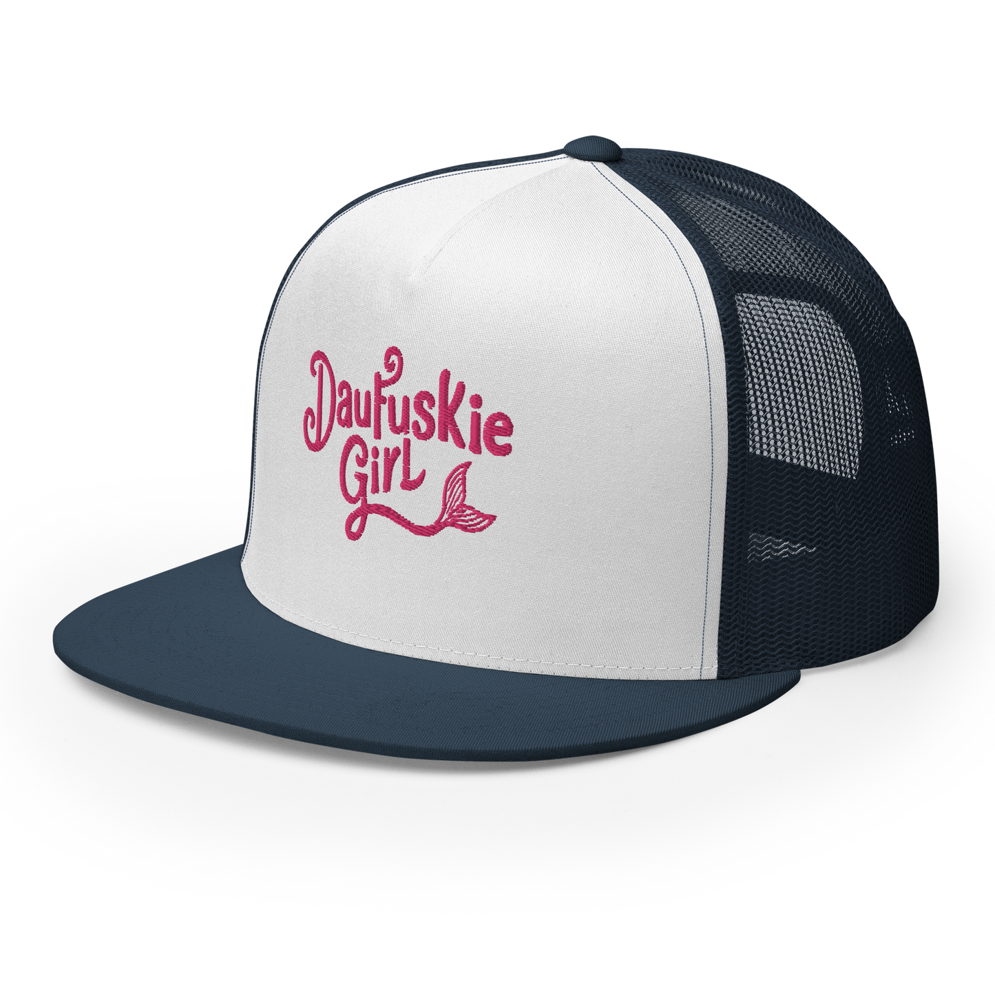 Daufuskie Girl Flat Bill Trucker Cap