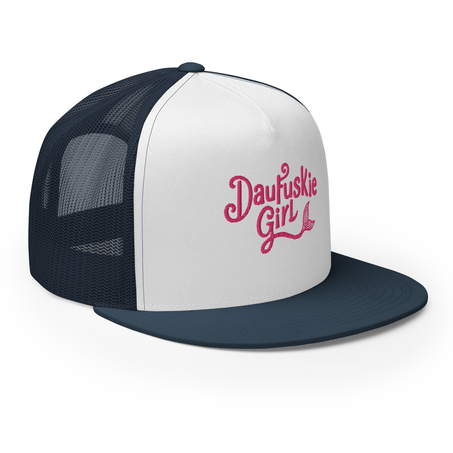 Daufuskie Girl Flat Bill Trucker Cap