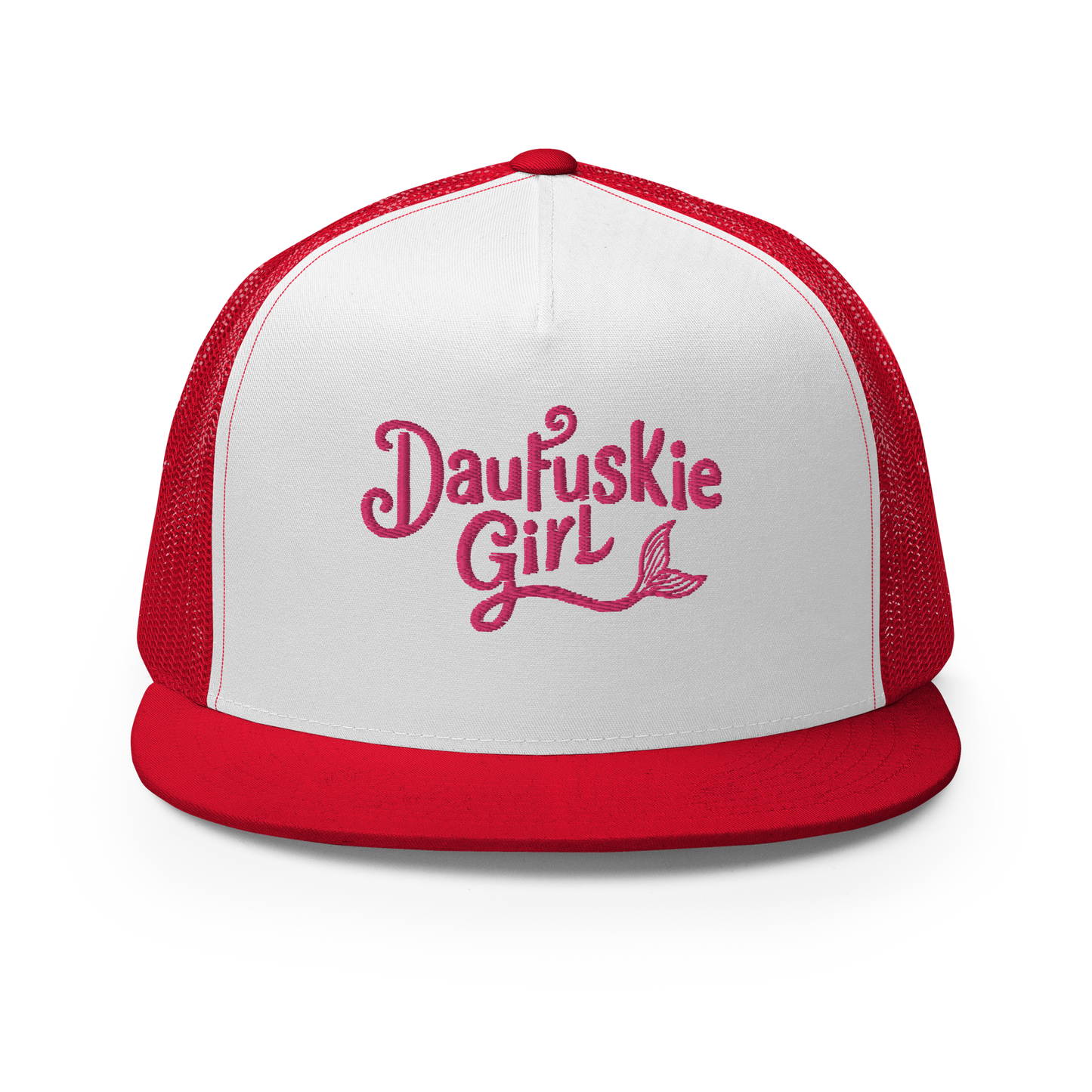 Daufuskie Girl Flat Bill Trucker Cap