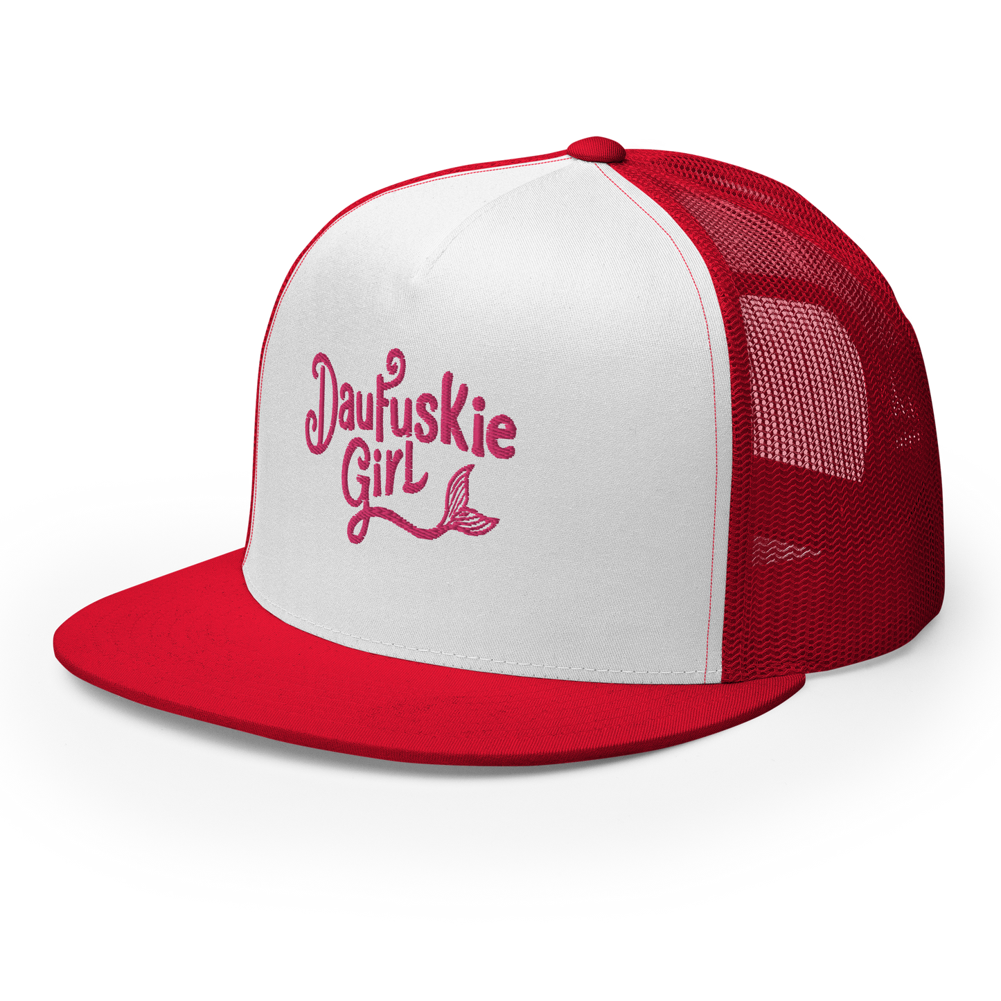 Daufuskie Girl Flat Bill Trucker Cap