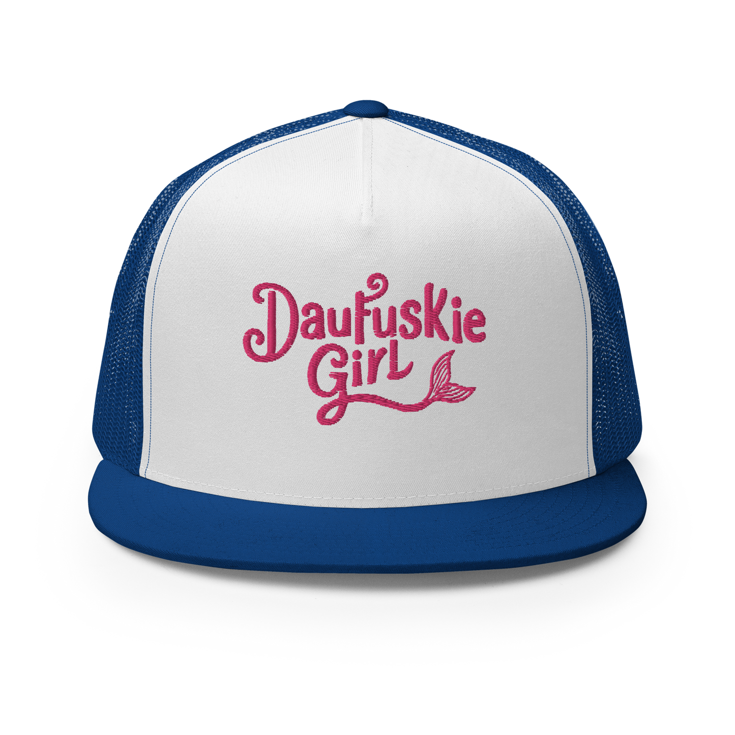 Daufuskie Girl Flat Bill Trucker Cap