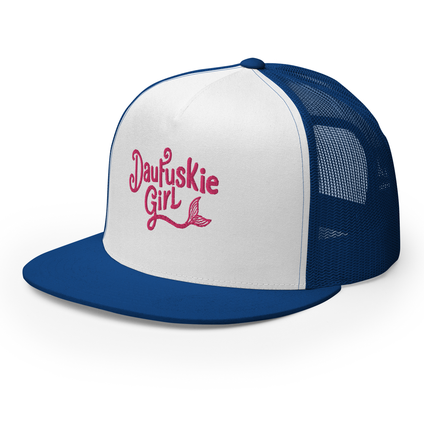 Daufuskie Girl Flat Bill Trucker Cap