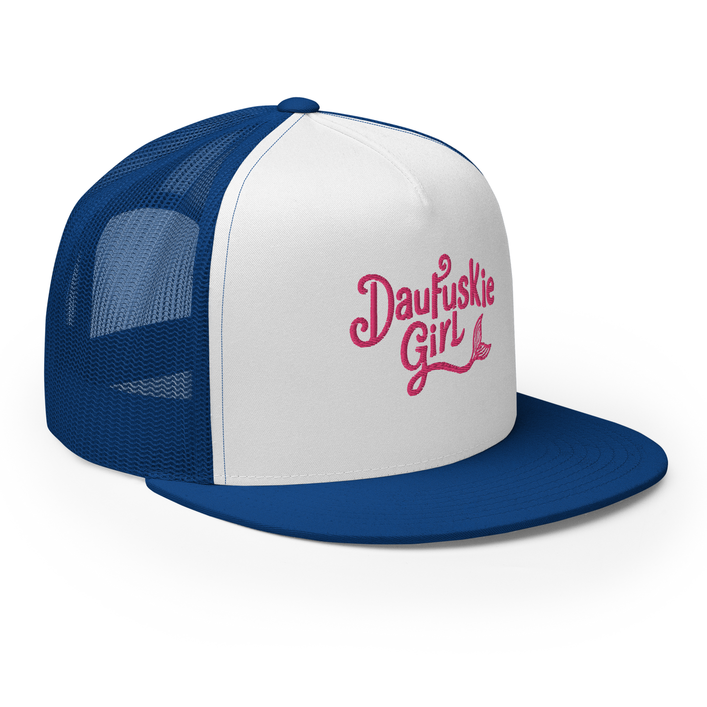 Daufuskie Girl Flat Bill Trucker Cap